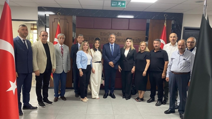 Muhtarlardan Kaymakam Şahin'e ilk ziyaret