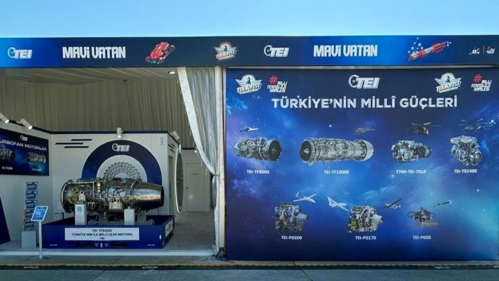 TEI, millî motorlarıyla TEKNOFEST Mavi Vatan'da