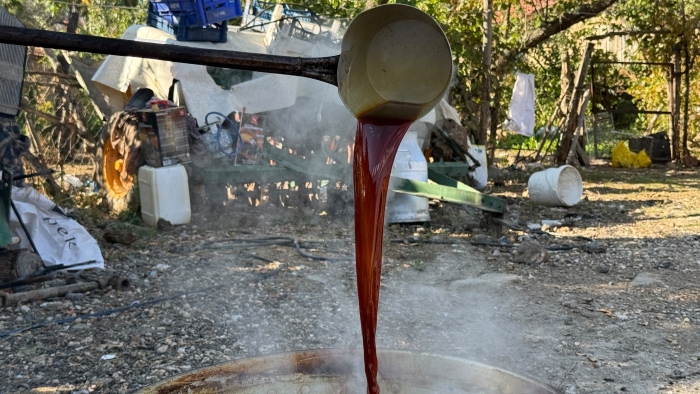 Yunusemre’de bağ bozumu sonrası pekmez mesaisi