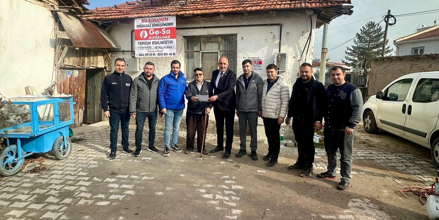 Aslanapada doğalgaz sevinci