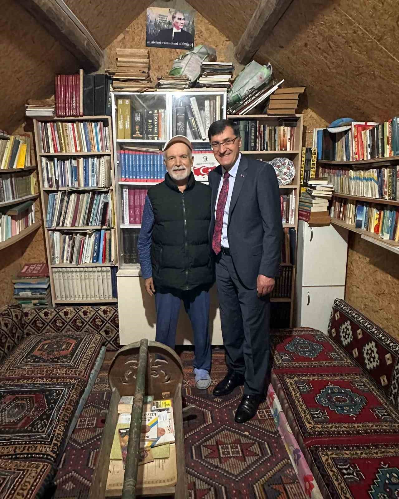 Başkan Kahveciden Mehmet Yeşile Geçmiş olsun ziyareti