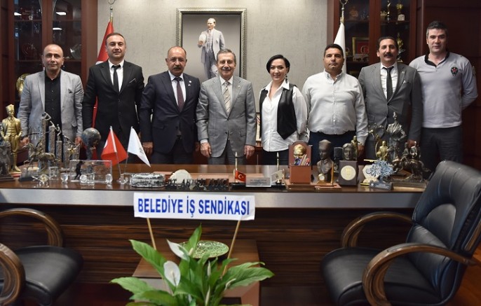 Belediye İş'ten Ahmet Ataç'a ziyaret