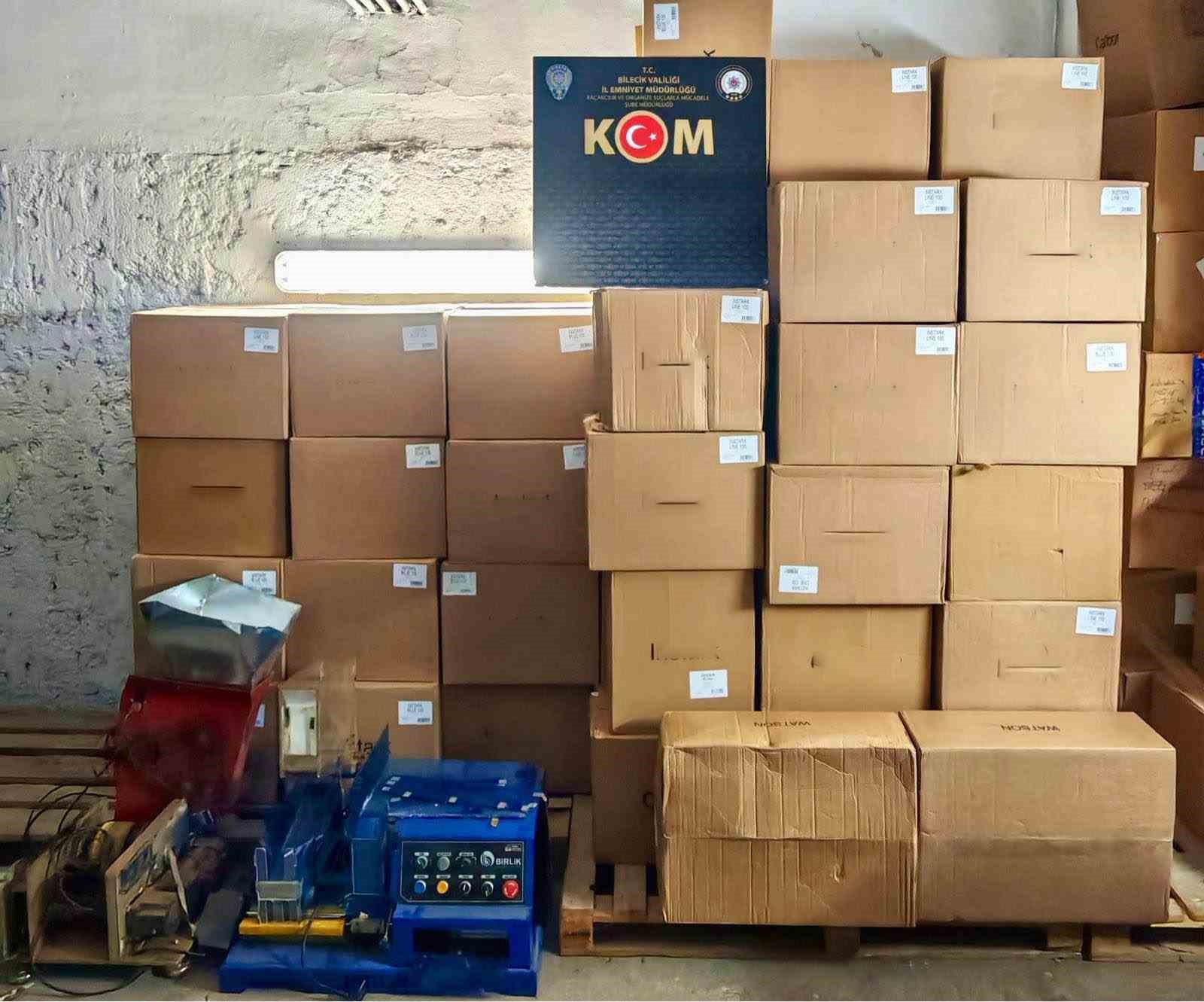 Bilecikte 93 bin 600 adet makaron ele geçirildi