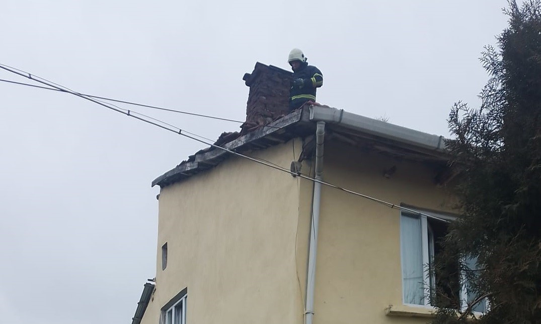 Bilecikte baca yangını