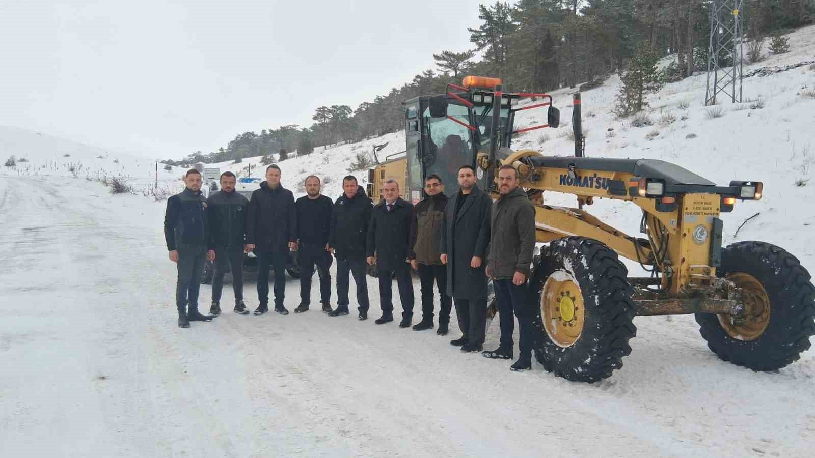 Bilecikte karla mücadele çalışmaları yerinde incelendi