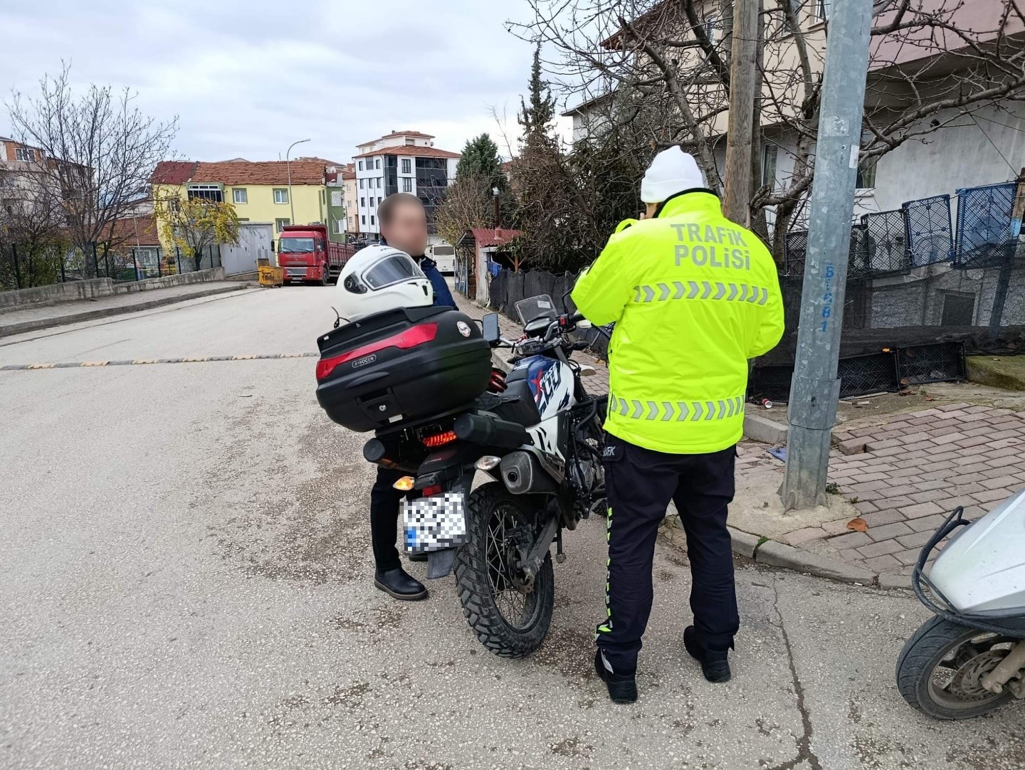 Bilecikte motosiklet ve ATV sürücülerine yönelik denetim