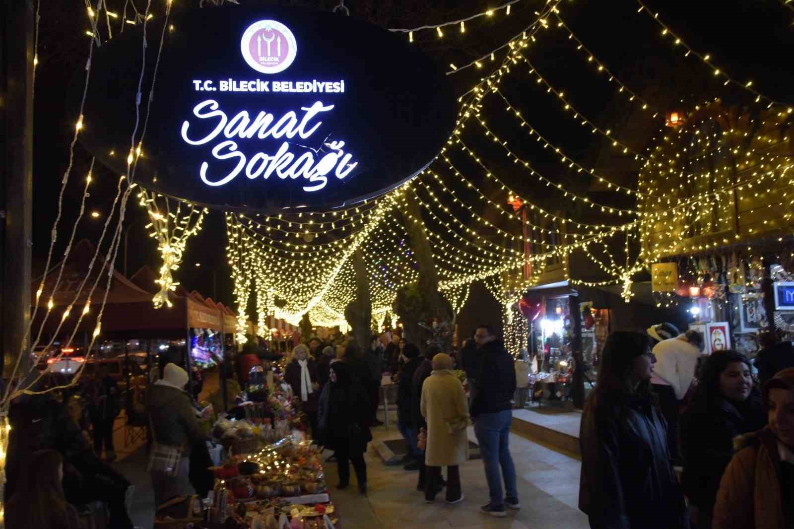 Bilecik'te Sanat Sokağına yoğun ilgi