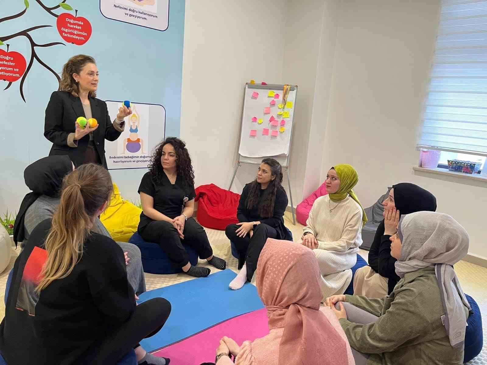 Bozüyük Devlet Hastanesi Gebe Okulu yılın son mezunlarını verdi