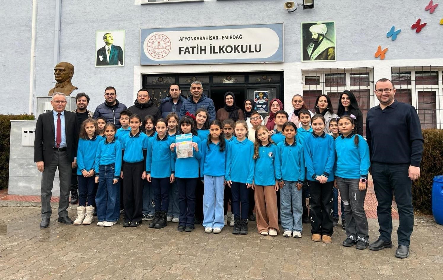 Emirdağ Fatih İlkokulu ‘İlkokullar Arası En İyi Cümle / Afiş Yarışmasında birinci oldu
