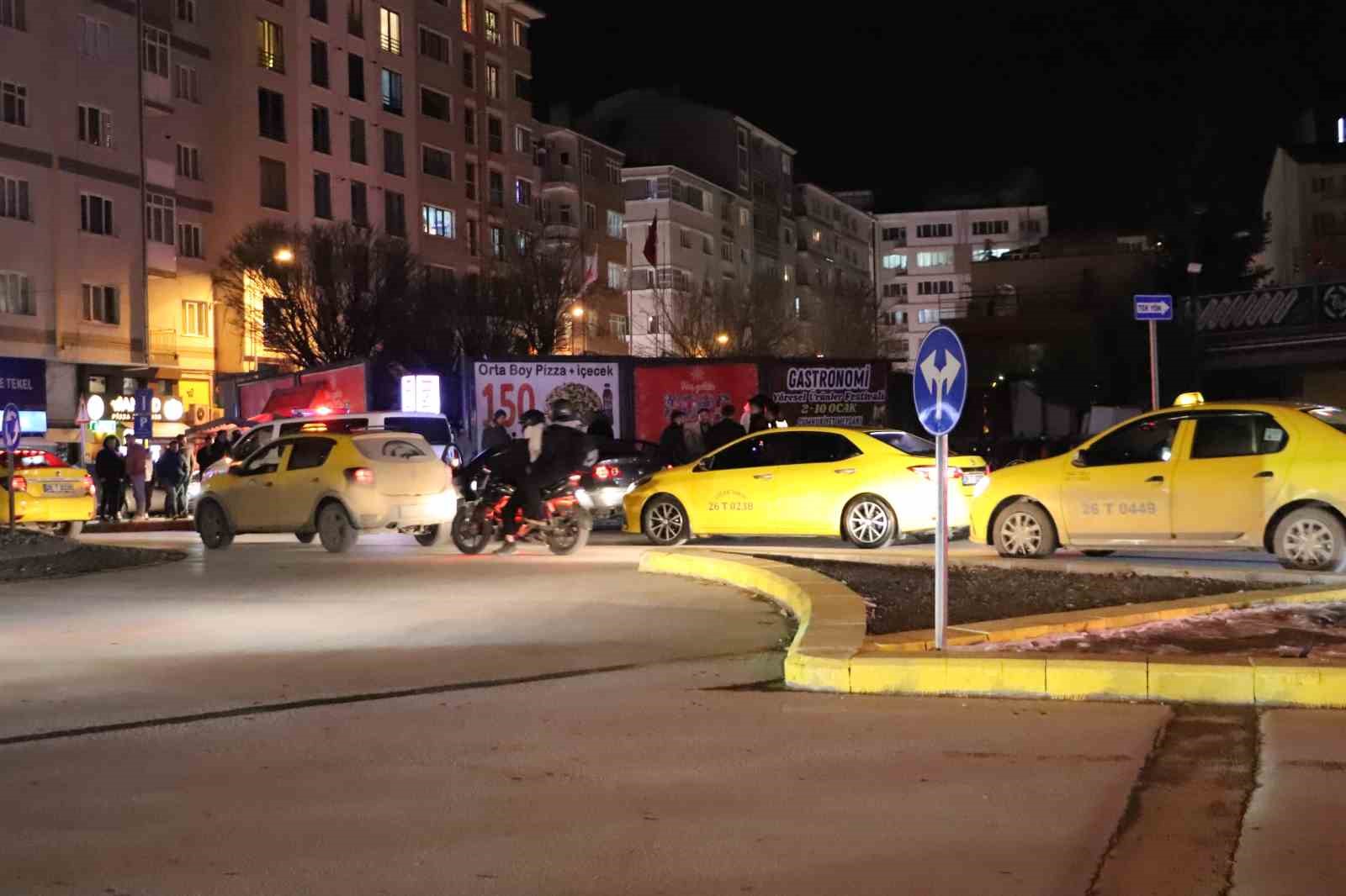 Eskişehir'de taksicilerin yılbaşı yoğunluğu