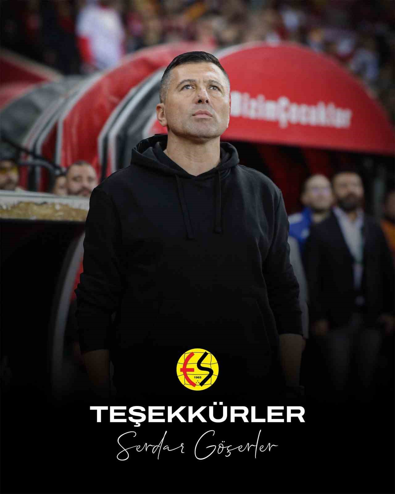 Eskişehirsporda teknik direktör Serdar Göçerler ile yollar ayrıldı