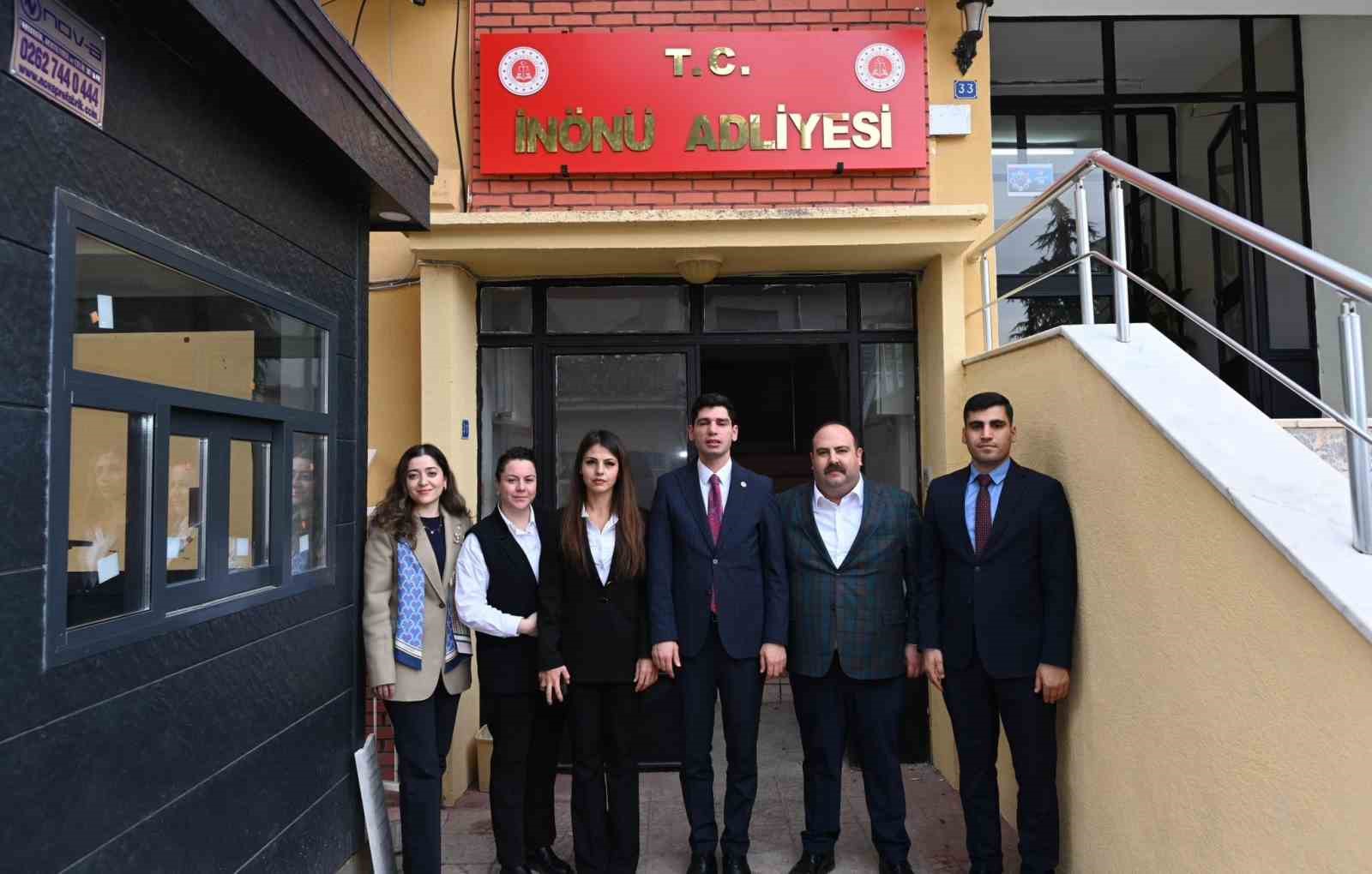 İnönü Adliyesine hayırlı olsun ziyareti