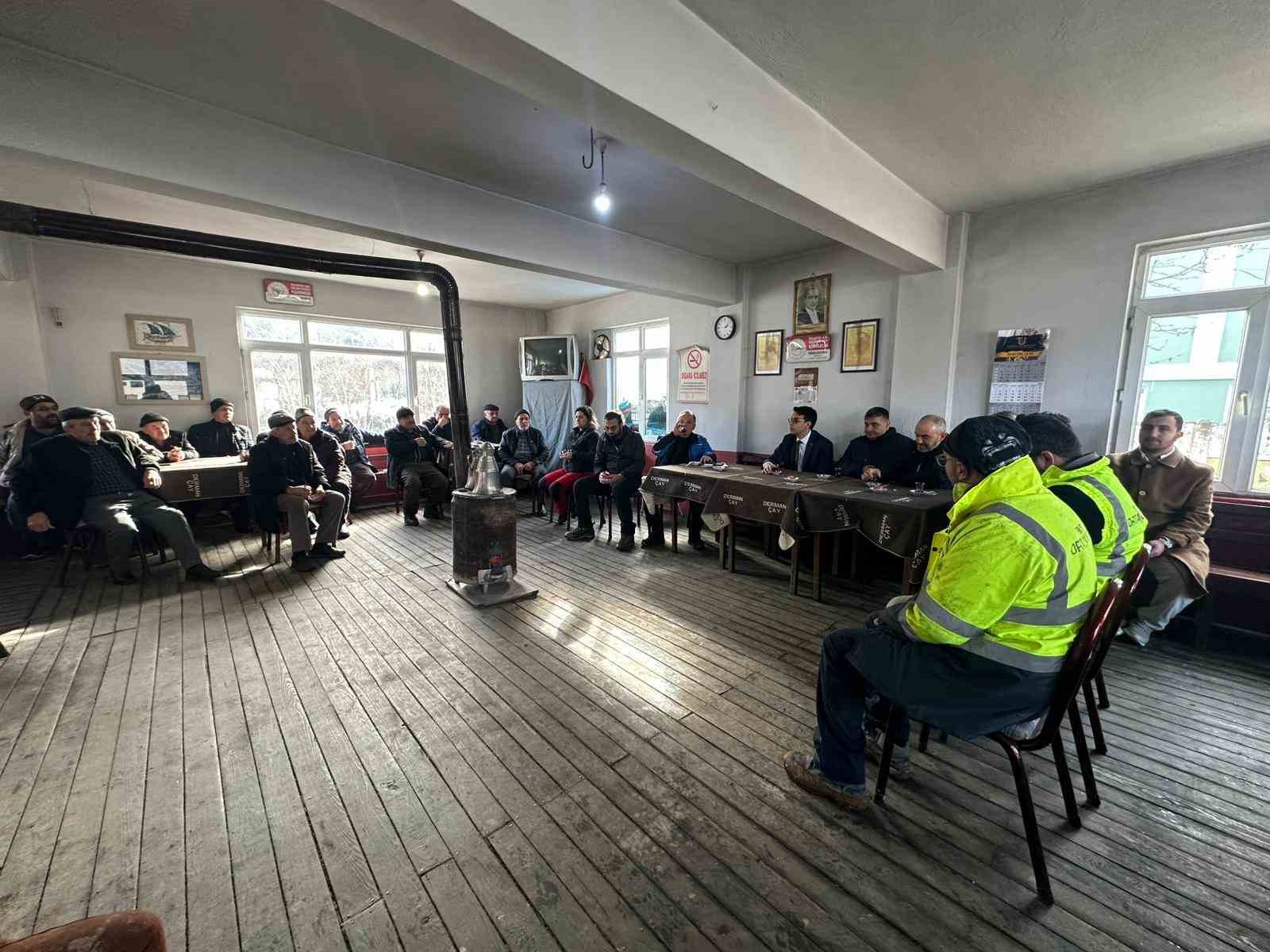 Kaymakam Kara, Sarıdayı Köyünde vatandaşla buluştu