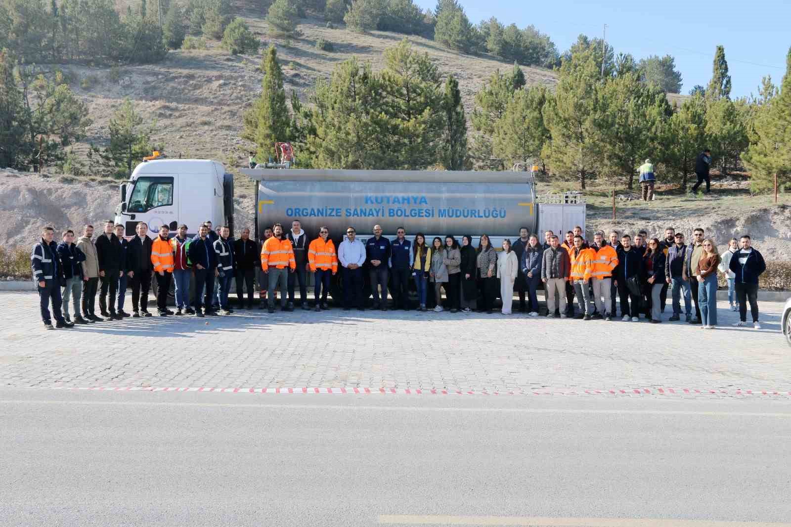 Kütahya OSBnin geleneksel fidan dikim etkinliği yoğun katılımla gerçekleşti