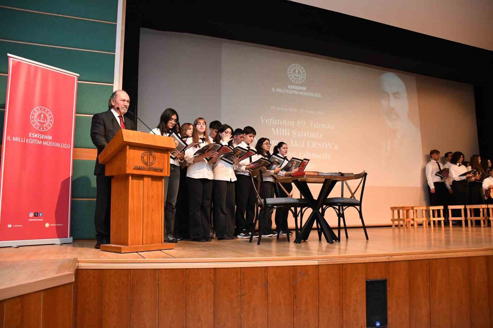 Mehmet Âkif Ersoyu Anma Programı düzenlendi