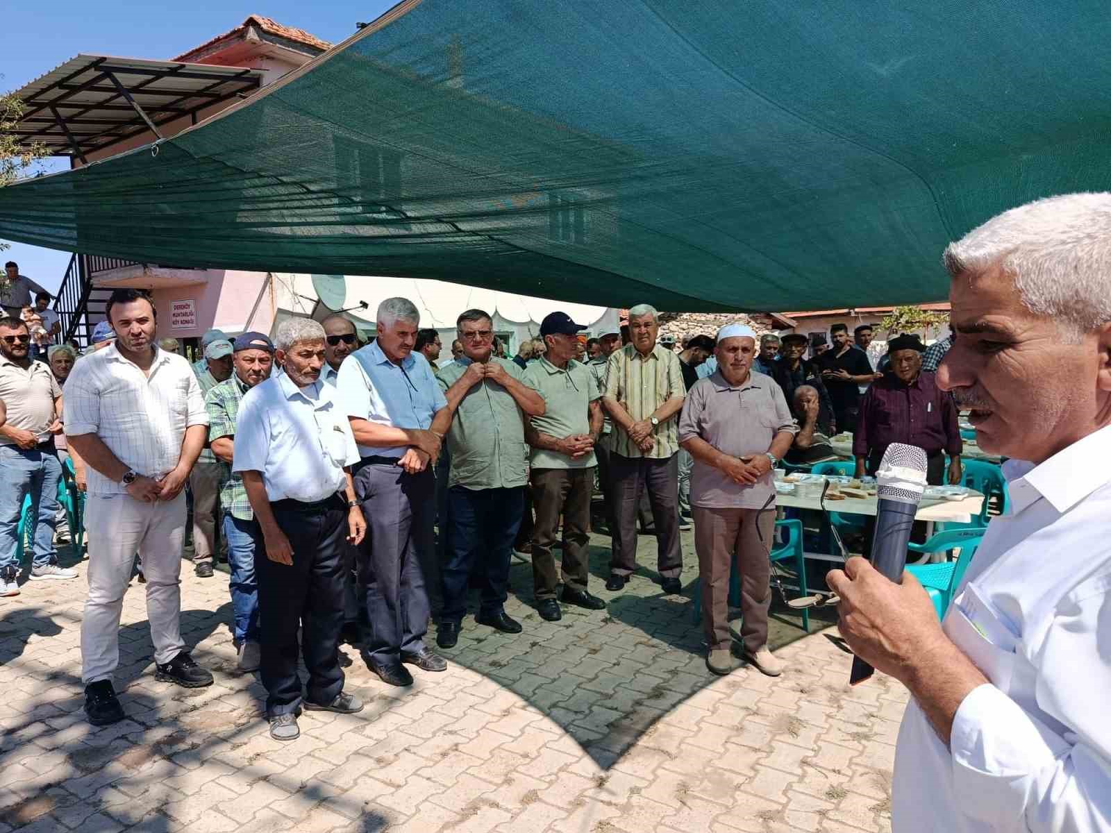 Simav Dereköyde büyük hayır ve yağmur duası