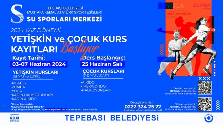 Su Sporları Merkezi yaz dönemi başvuruları başlıyor