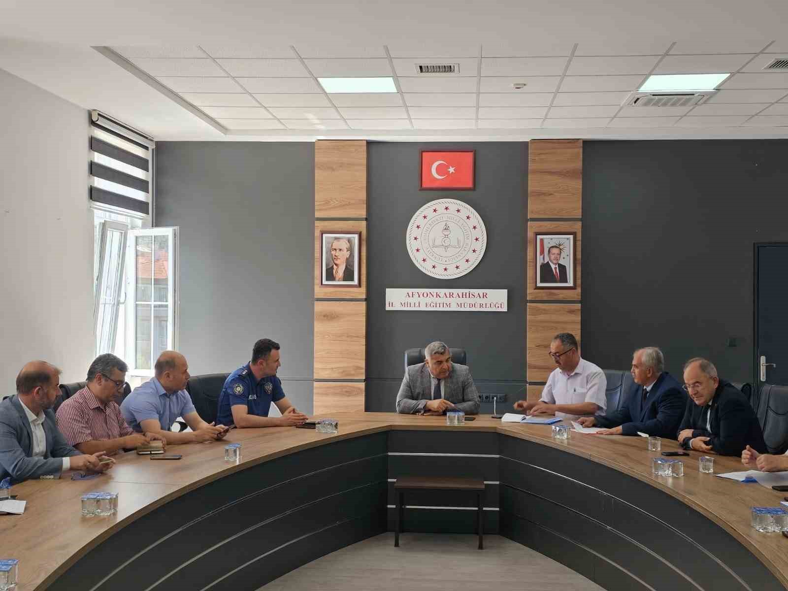 Afyonkarahisarda 2025 LGS için hazırlıklar başladı