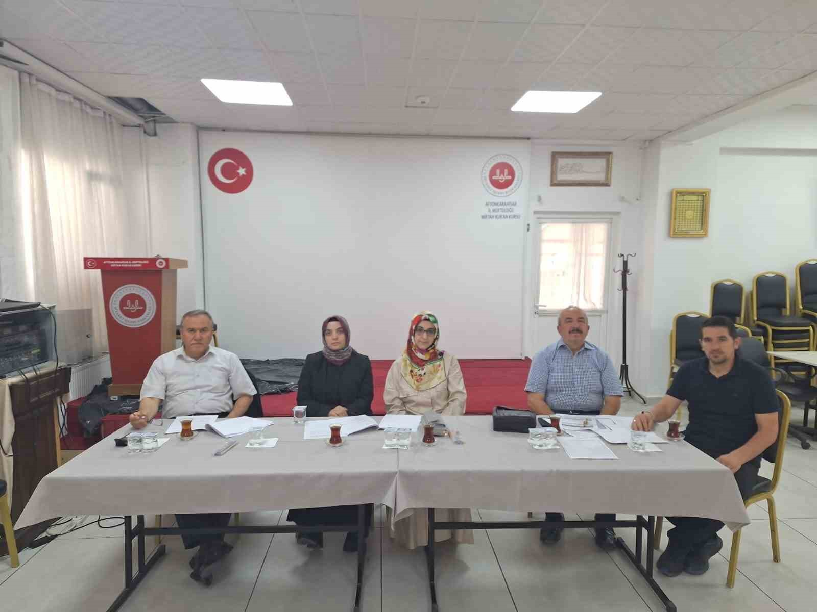Afyonkarahisarda Camiler ve Din Görevlileri Haftası Yarışmaları tamamlandı