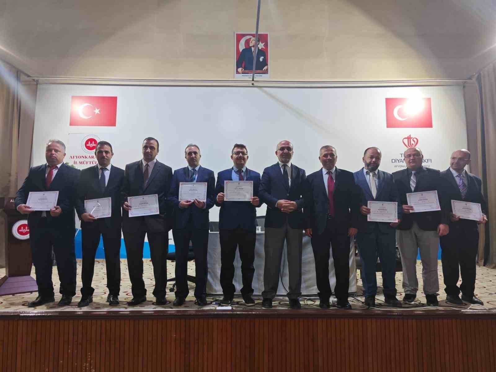 Afyonkarahisarda müftülük personeli toplandı