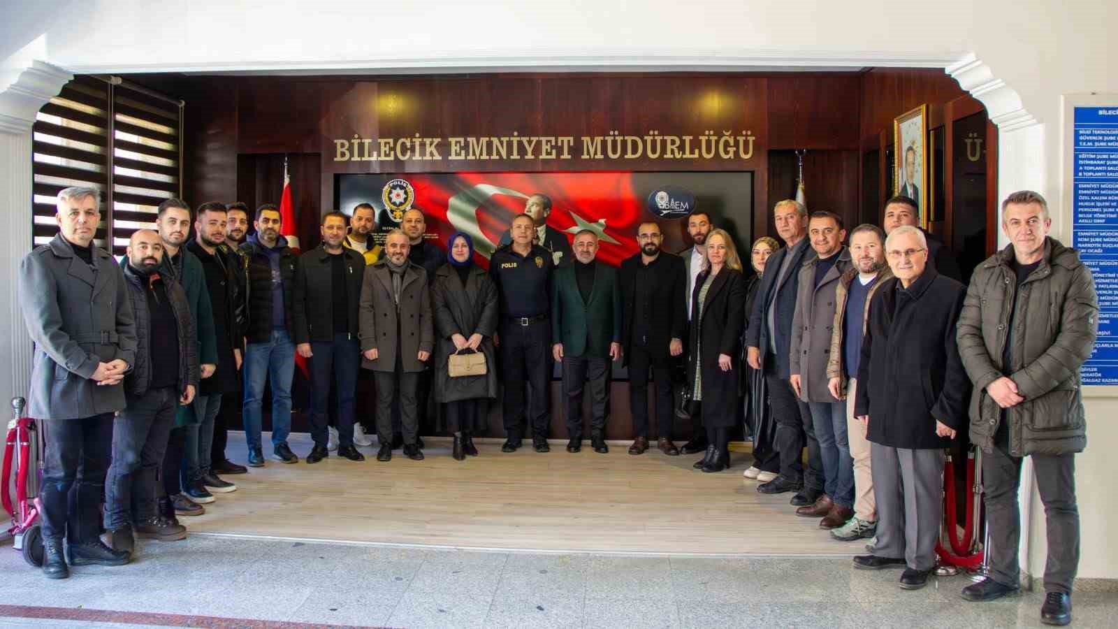 AK Parti Bilecik İl Başkanı Yıldırım, İl Emniyet Müdürü Yılmaz ile bir araya geldi