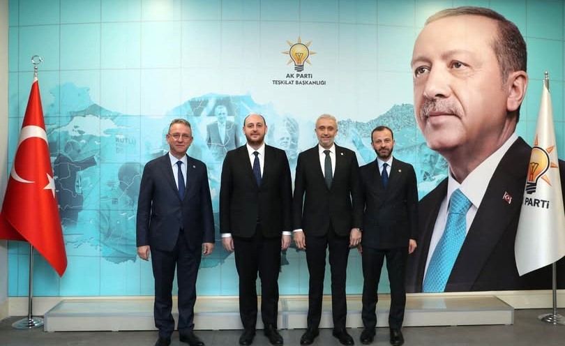 AK Parti milletvekillerinden Ahmet Büyükgümüş'e hayırlı olsun ziyareti