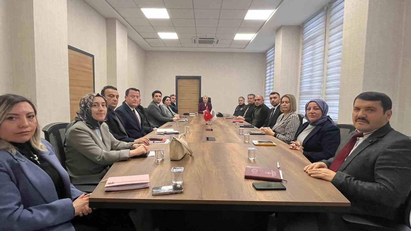 Altıntaşta İlçe İdare Şube Başkanları Toplantısı yapıldı