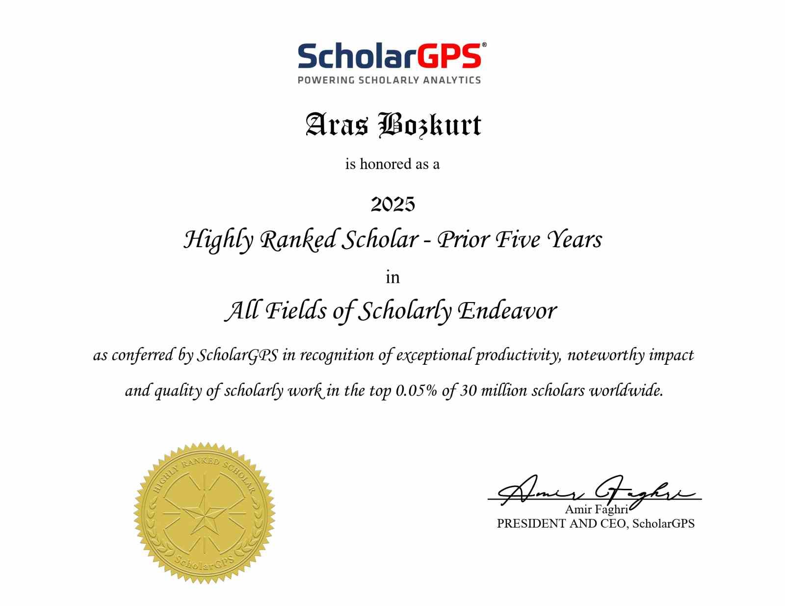 Anadolu Üniversitesinden global başarı