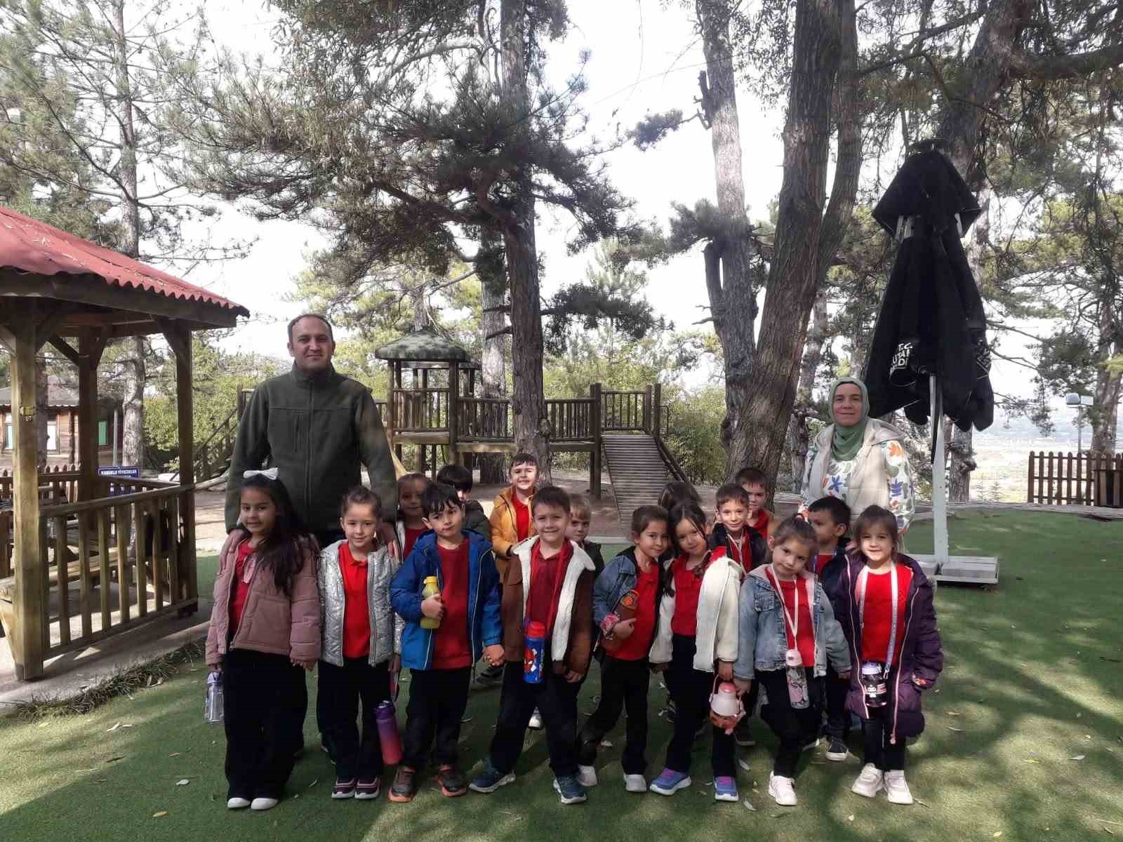 Anaokulu öğrencileri Çamlıca Tabiat Parkındaki etkinliğe katıldı