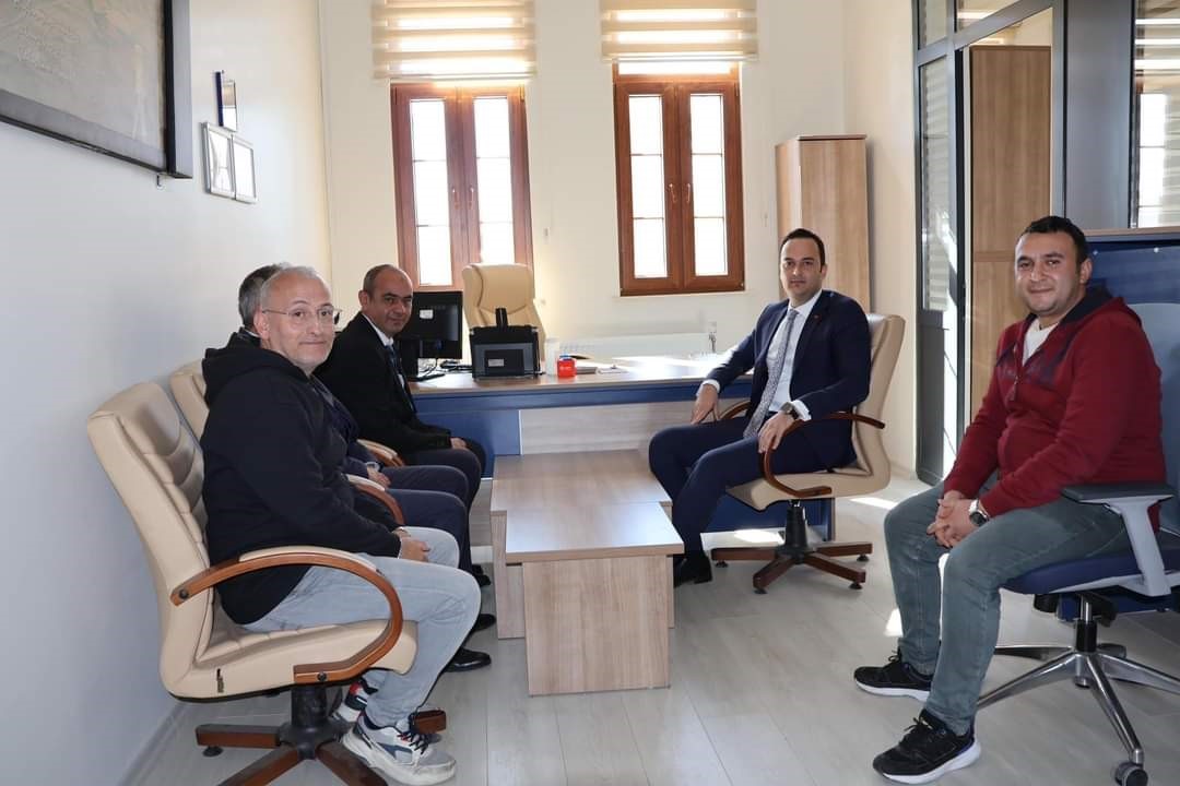 Aslanapa Kaymakamı Sezai Demirci'den veda ziyaretleri
