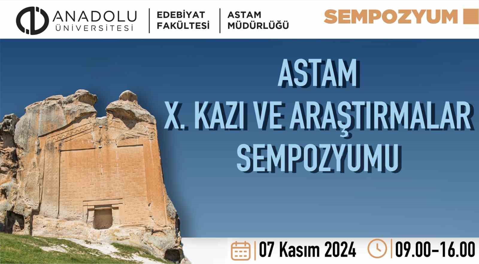 ASTAM'dan Arkeoloji ve Sanat Tarihi Sempozyumu
