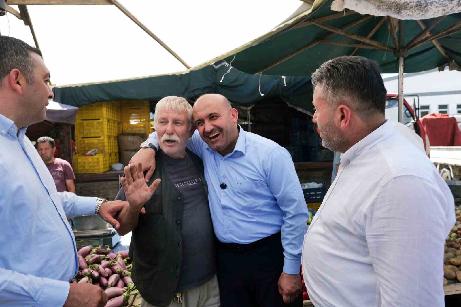 Başkan Albayrak ve heyeti AK Parti Seninle Sivrihisar programına katıldı