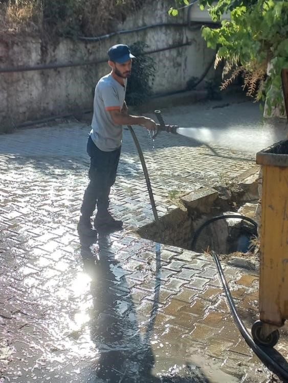 Bayırköyde altyapı çalışmaları devam ediyor