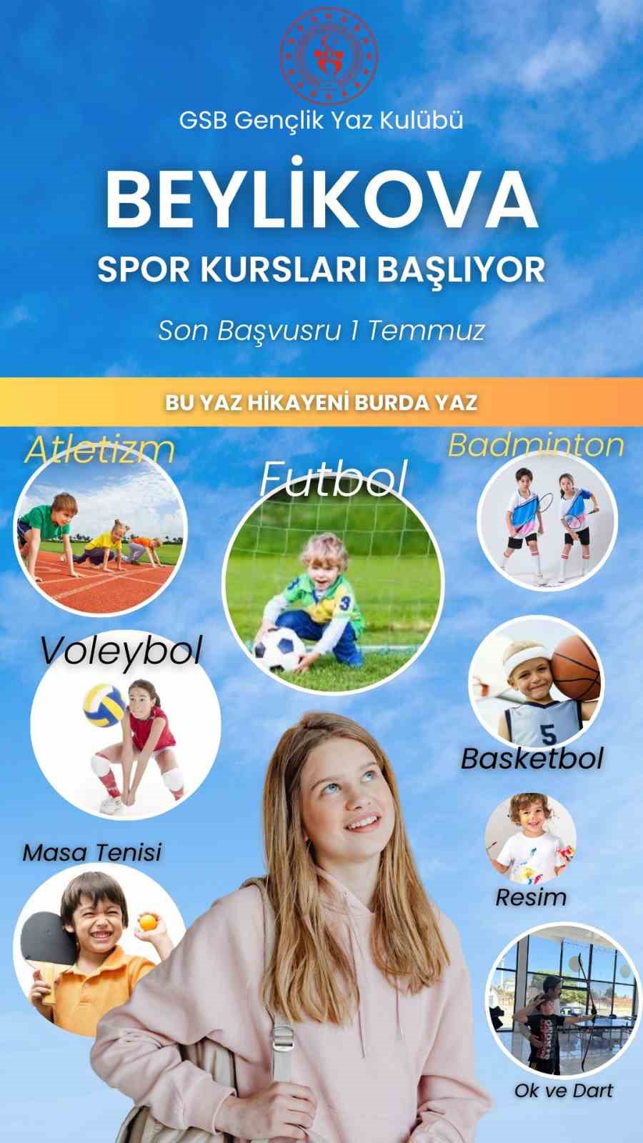Beylikova'da yaz spor okullarıyla çocuklar sporla buluşuyor