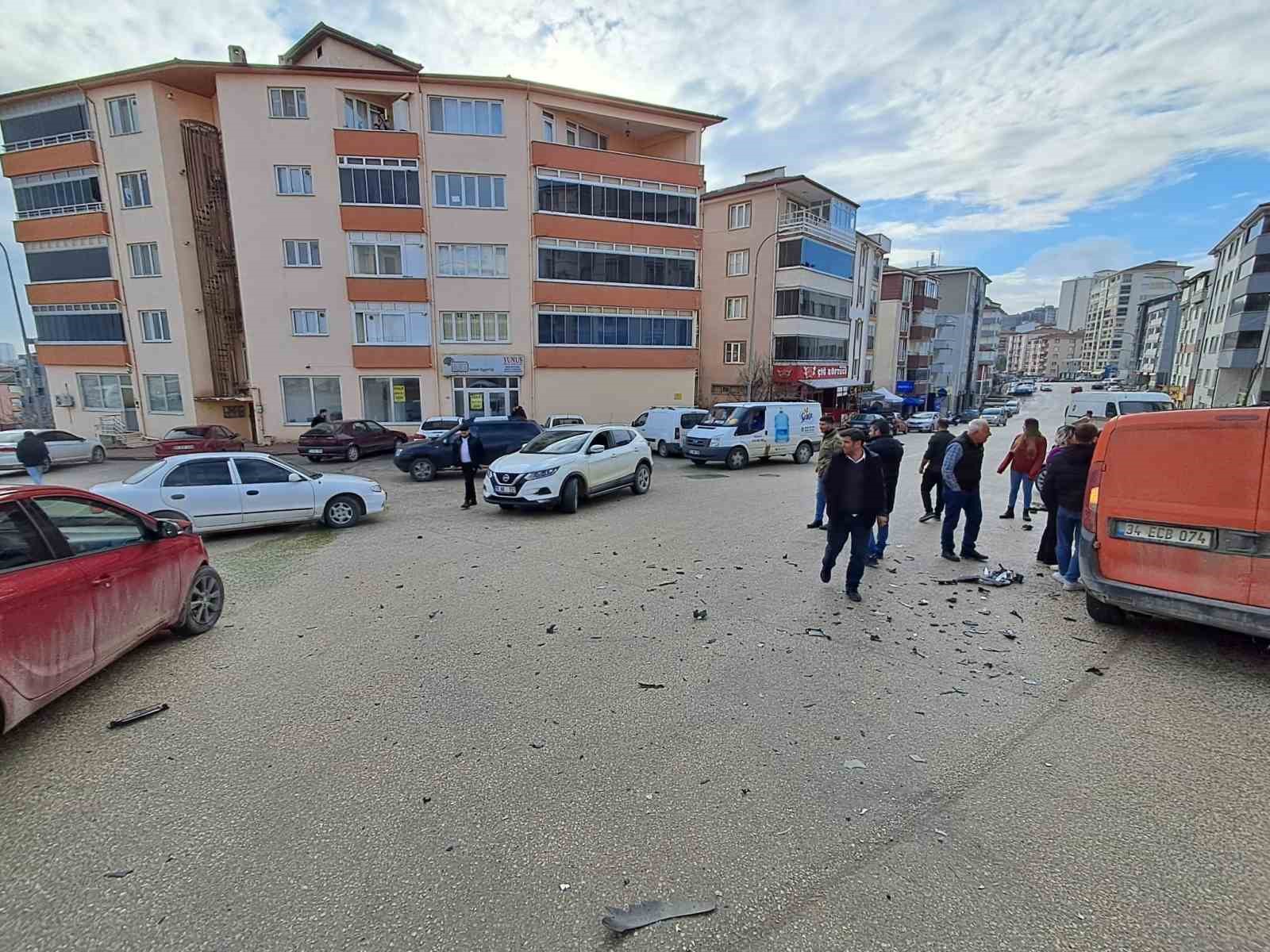 Zincirleme trafik kazasında şans eseri ölen veya yaralanan olmadı