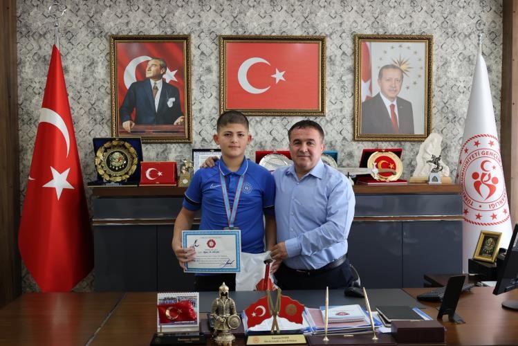 Bilecikli judocu Aybars Ali Akpınar, Türkiye 2ncisi oldu