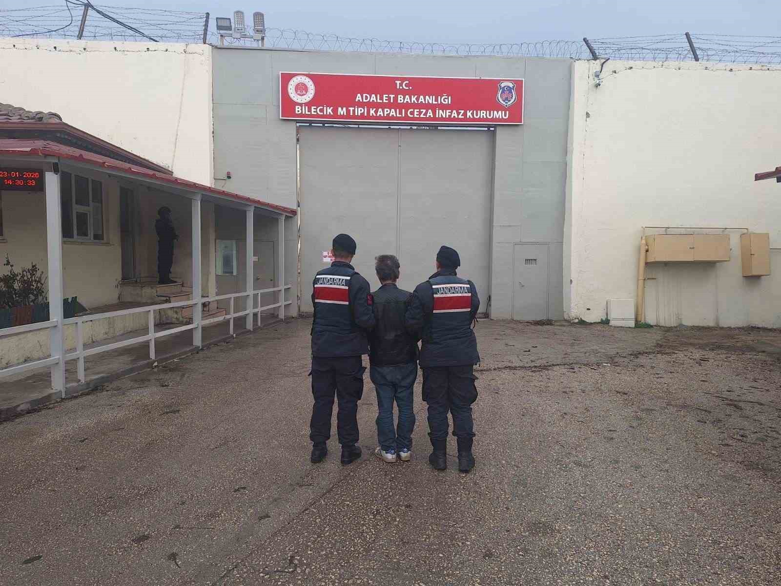 Bilecikte 3 yıl 9 ay hapis cezası bulunan şahıs yakalandı