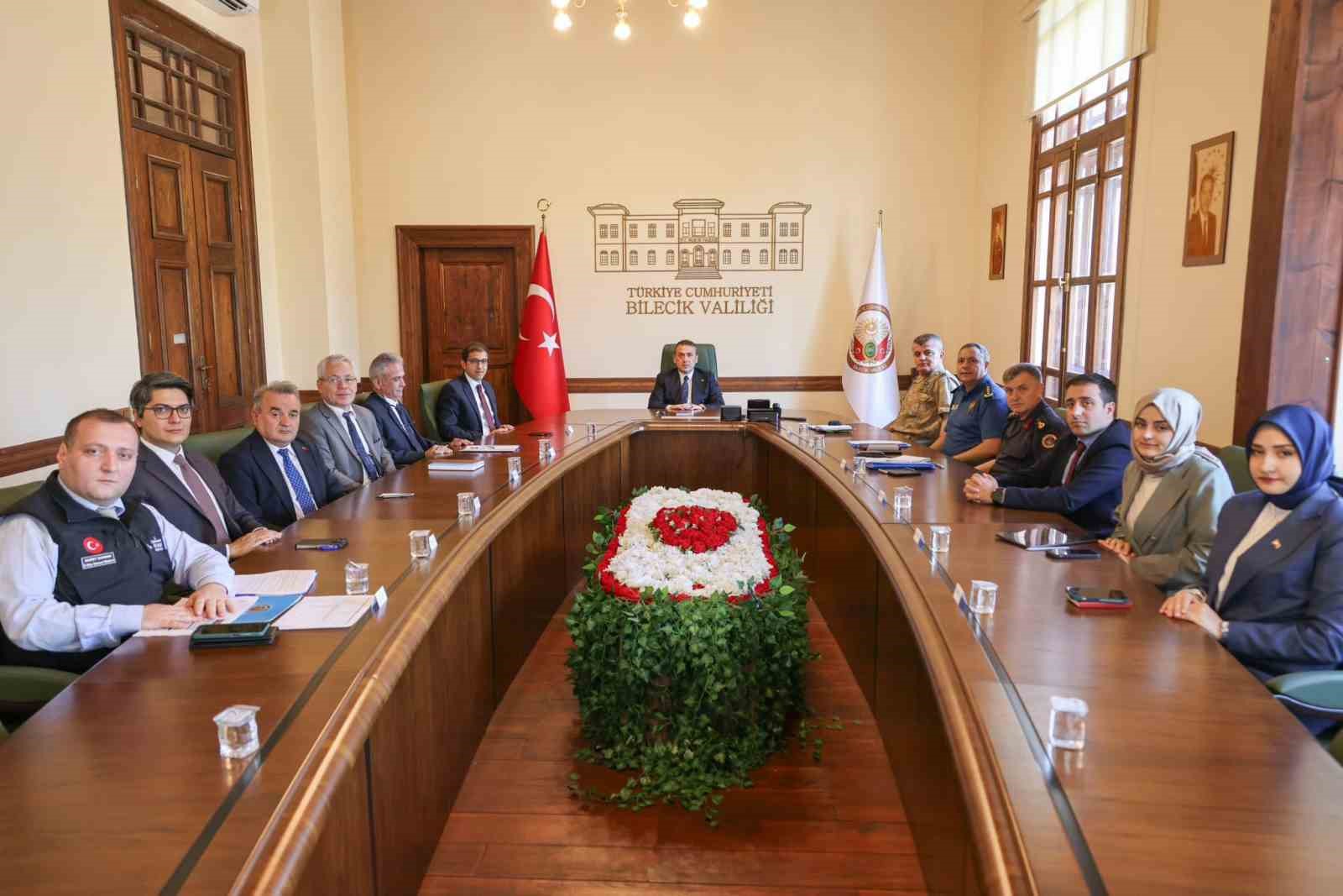 Bilecik'te Asayiş ve Güvenlik Toplantısı yapıldı