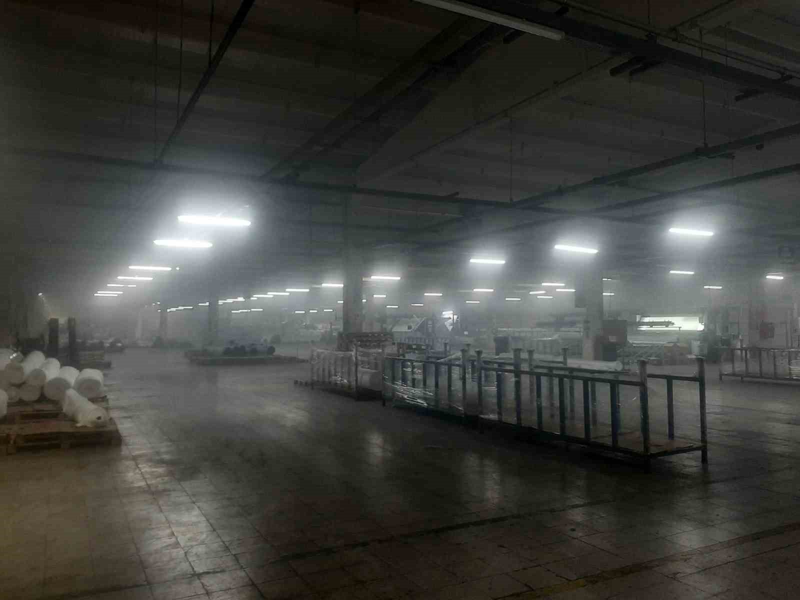 Bilecikte fabrikada çıkan yangında 3 işçi hastanelik oldu