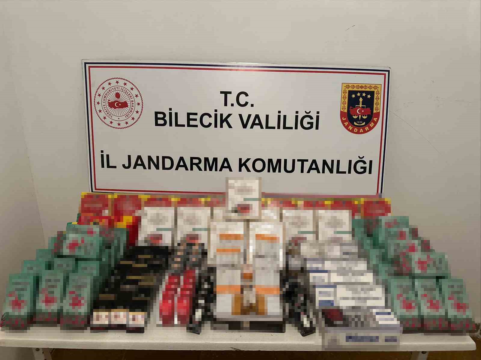 Bilecik'te kaçakçılık operasyonu