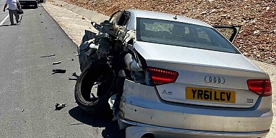 Bilecikte kamyon park halindeki otomobile çarptı, 1 yaralı