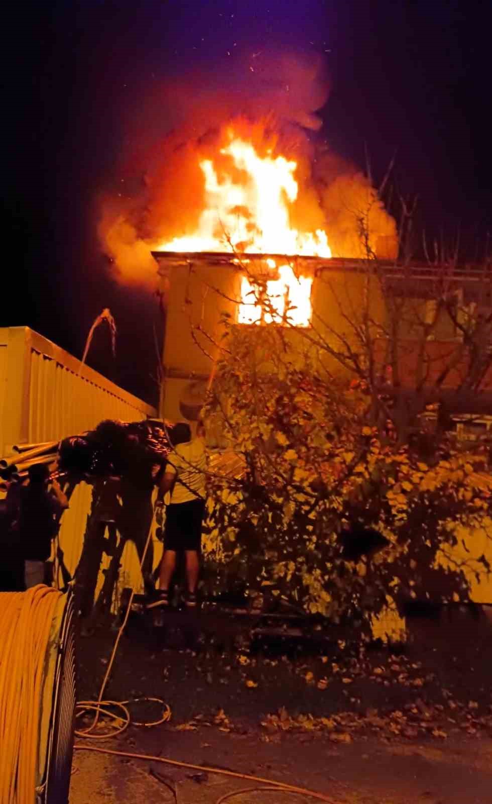 Bilecikte korkutan yangın