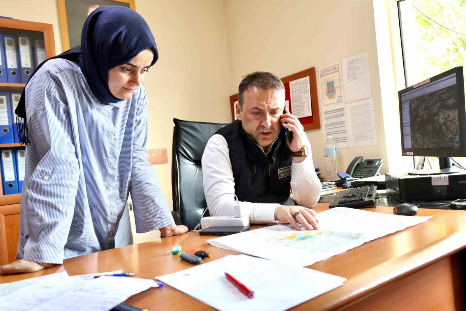 Yanan köylerdeki vatandaşlar için konteyner kent kurulacak