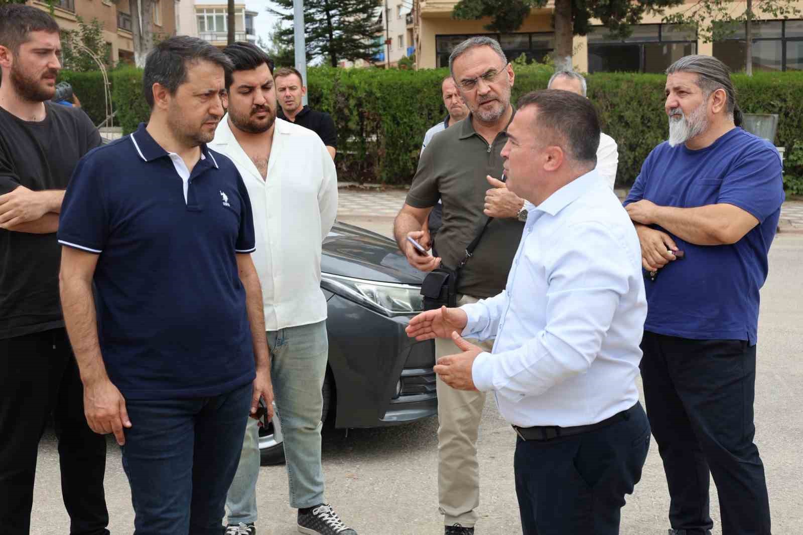Yıllardır yapımına devam eden stadyum inşaatında inceleme
