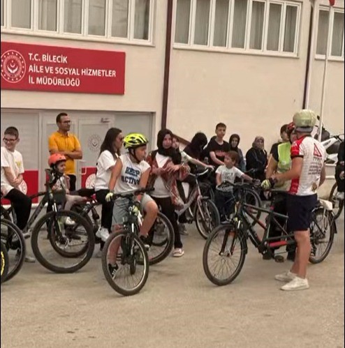Bisiklet etkinliği Bilecik'te yoğun ilgi gördü