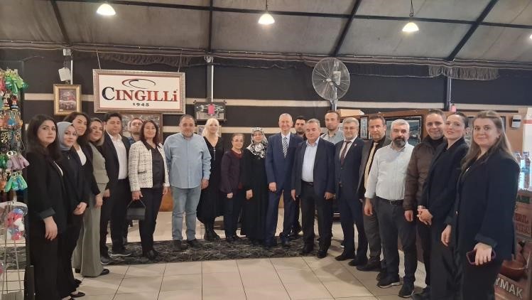 Bozüyükte BORSAB Müdürü Cemal Gerene veda