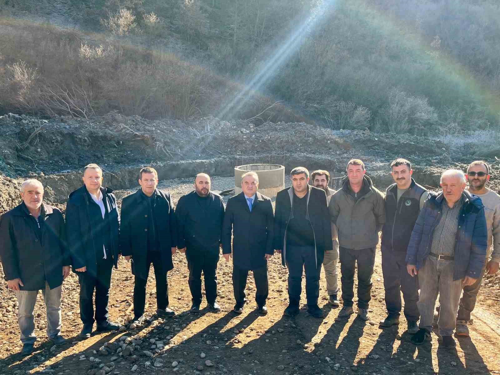 Bozüyükte köy yatırımları yerinde incelendi