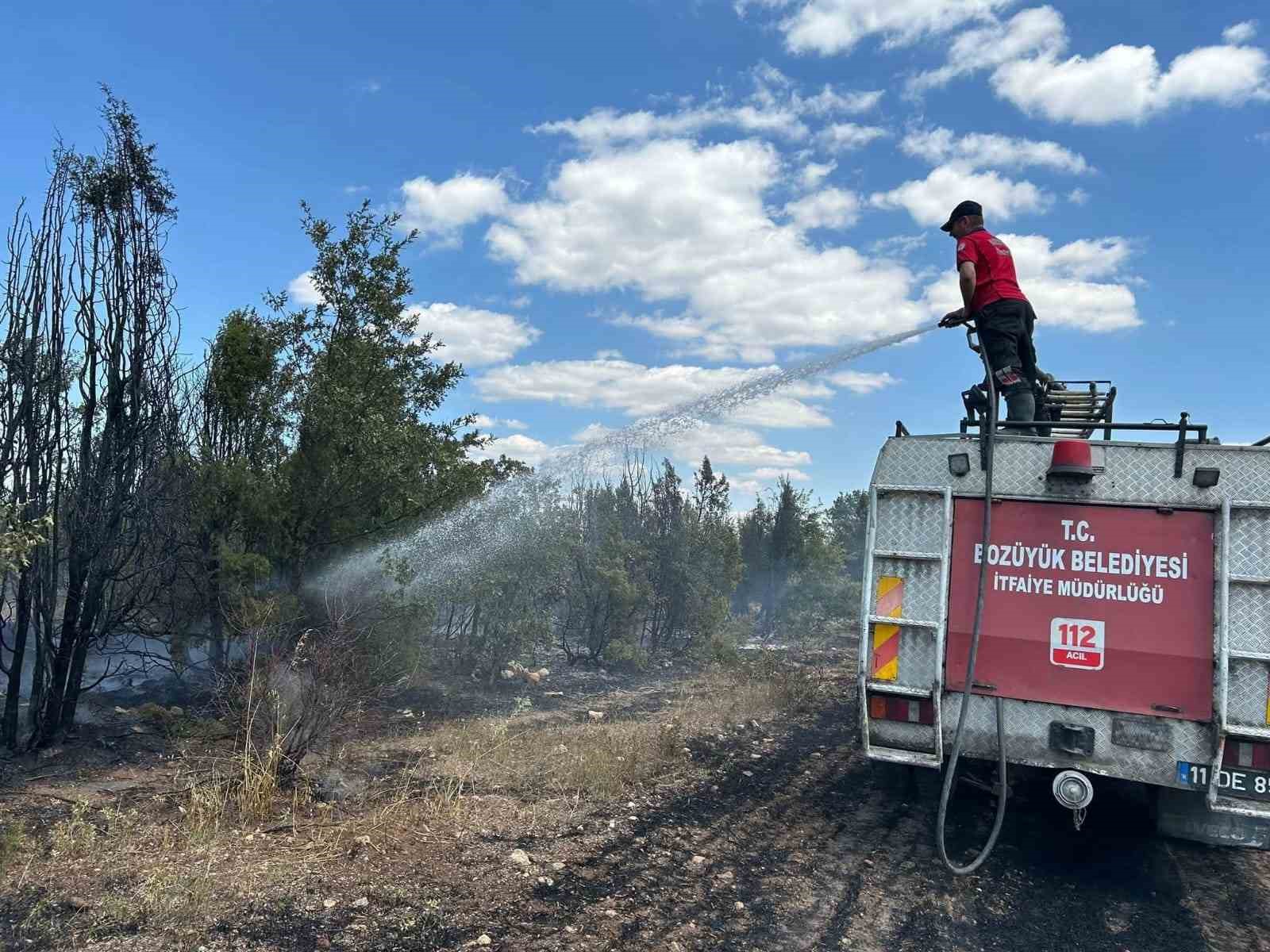Bozüyükten yangın bölgesine yardım eli
