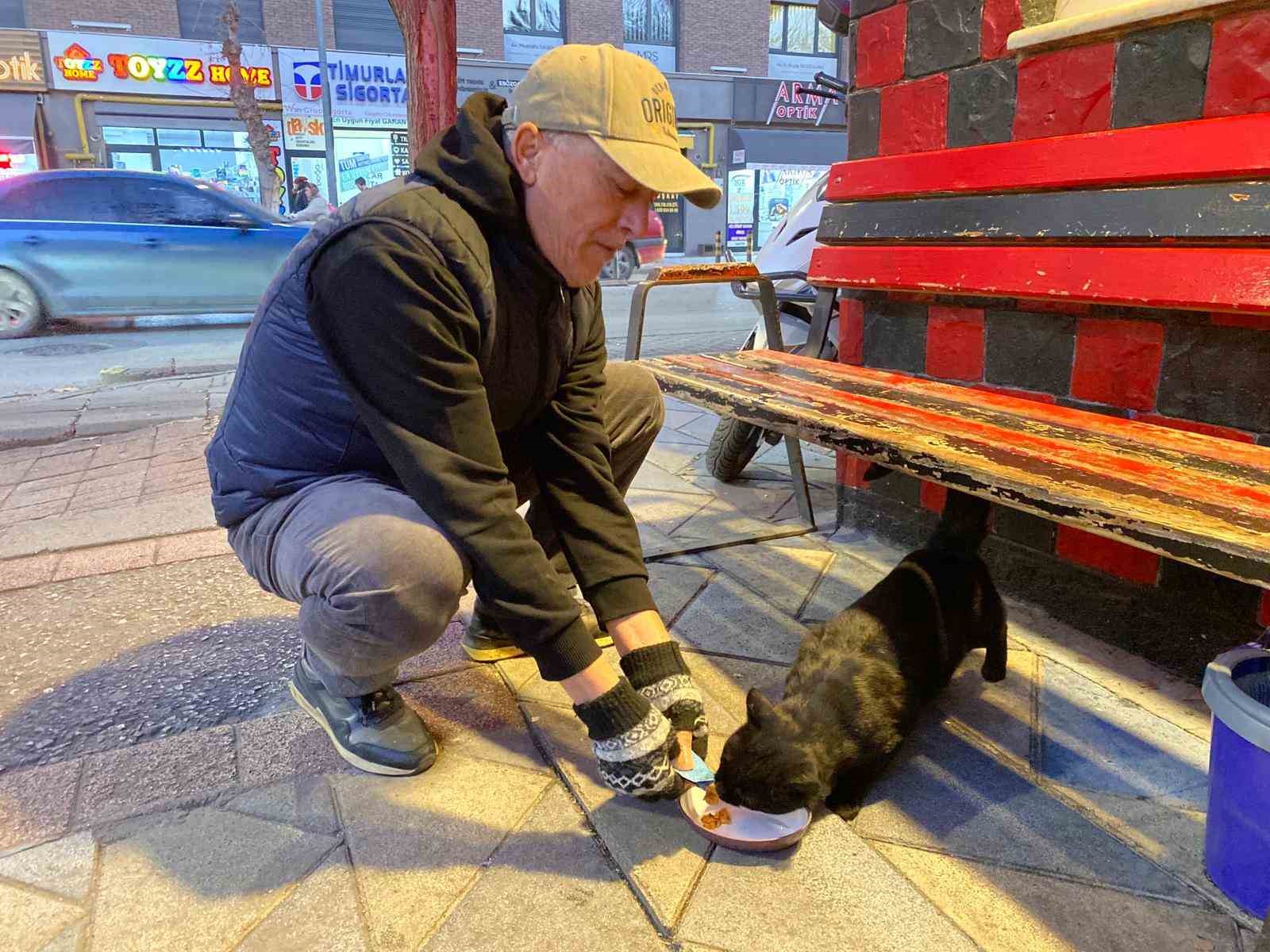 Bu taksi durağı esnafın hayvan sevgisi ile öne çıkıyor