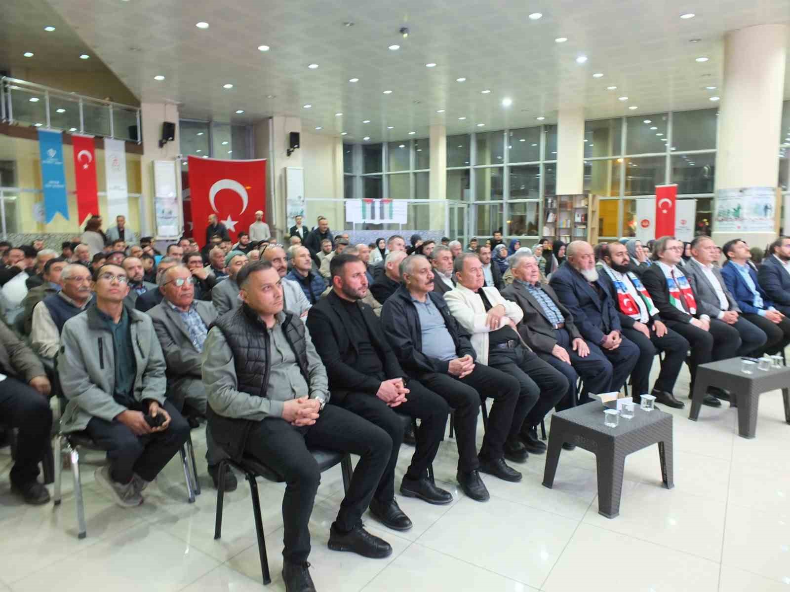 Dinarda ‘İlk Kıblemiz Mescid-i Aksa, Kudüs Bilinci ve Filistin Davası konulu konferans